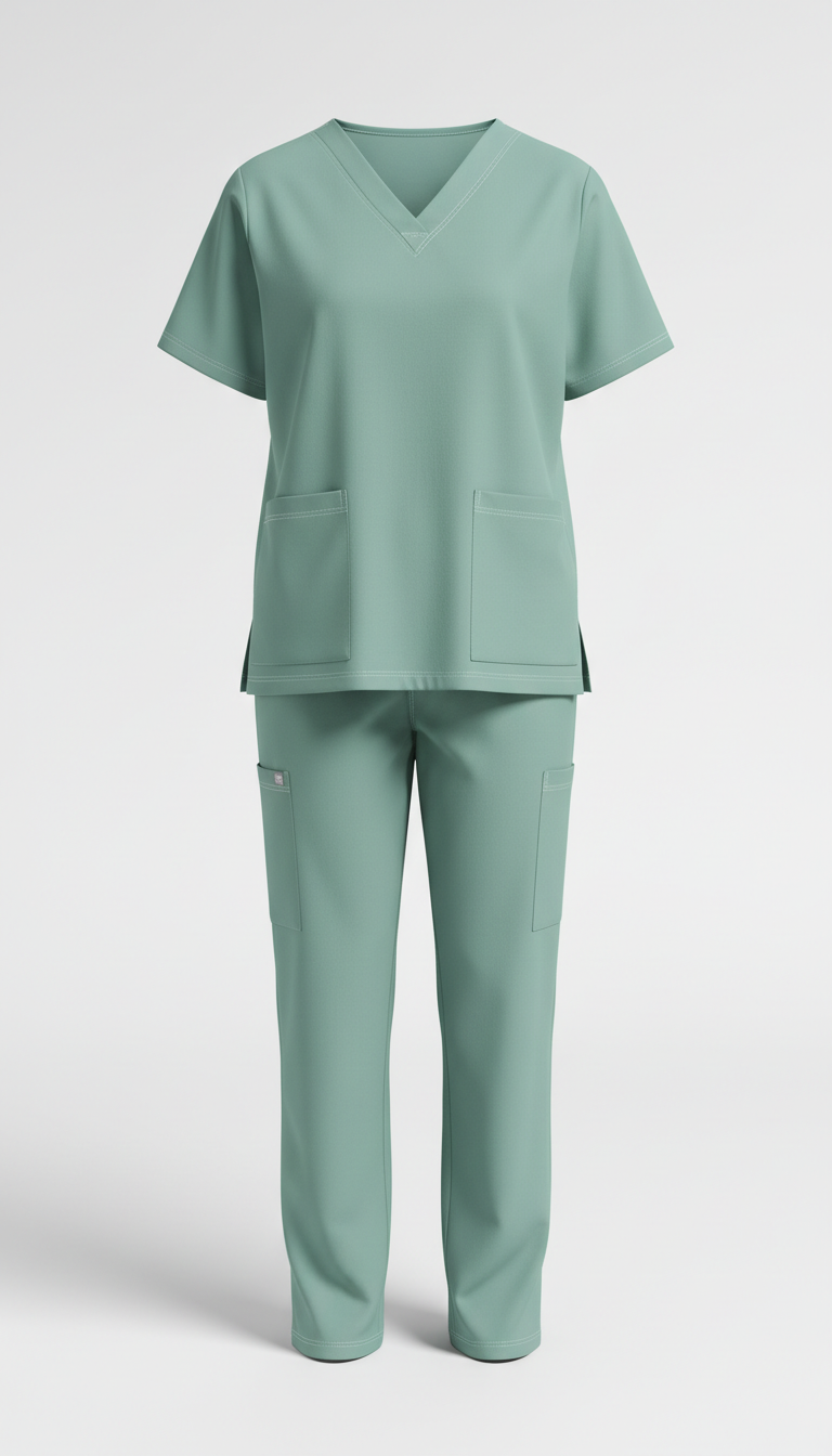 Classic Fit Scrub Set Mint