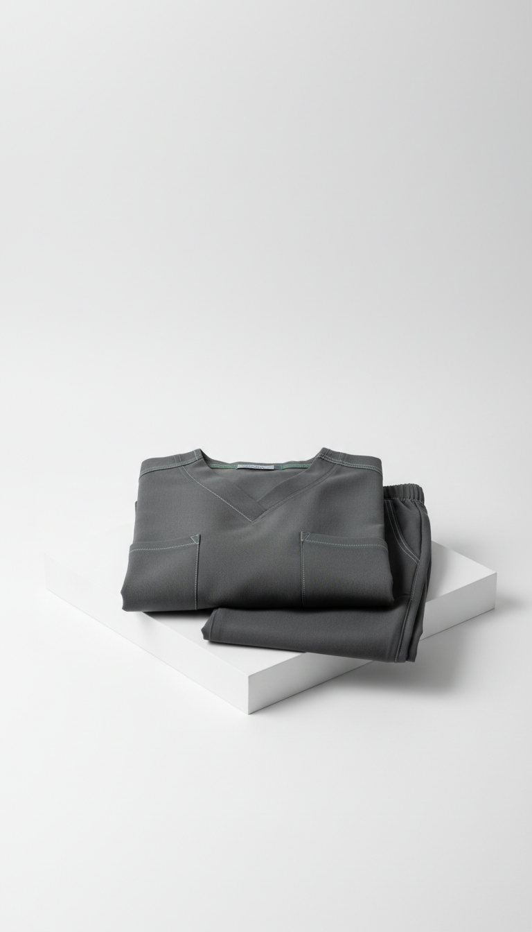 Charcoal Depth Scrub Set Modern Cut