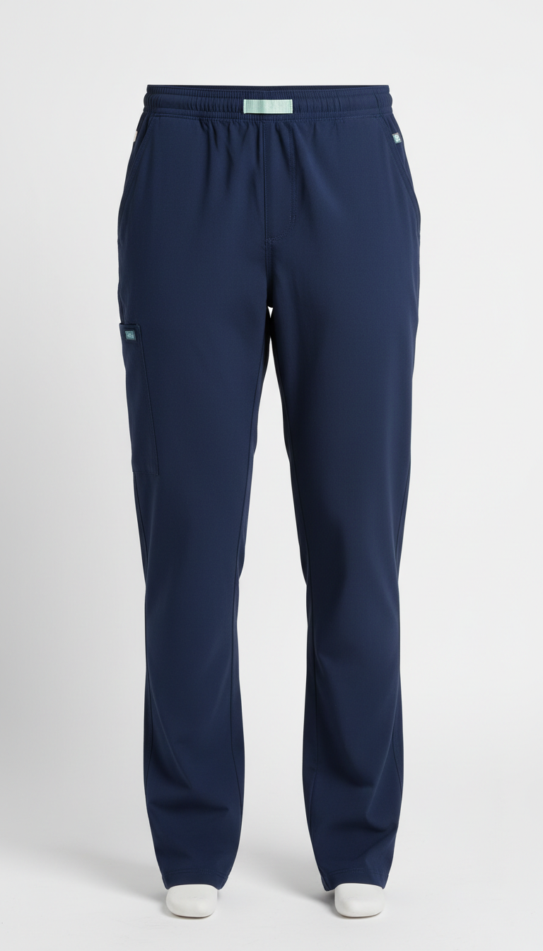 Modern Jogger Scrub Pants Midnight Blue