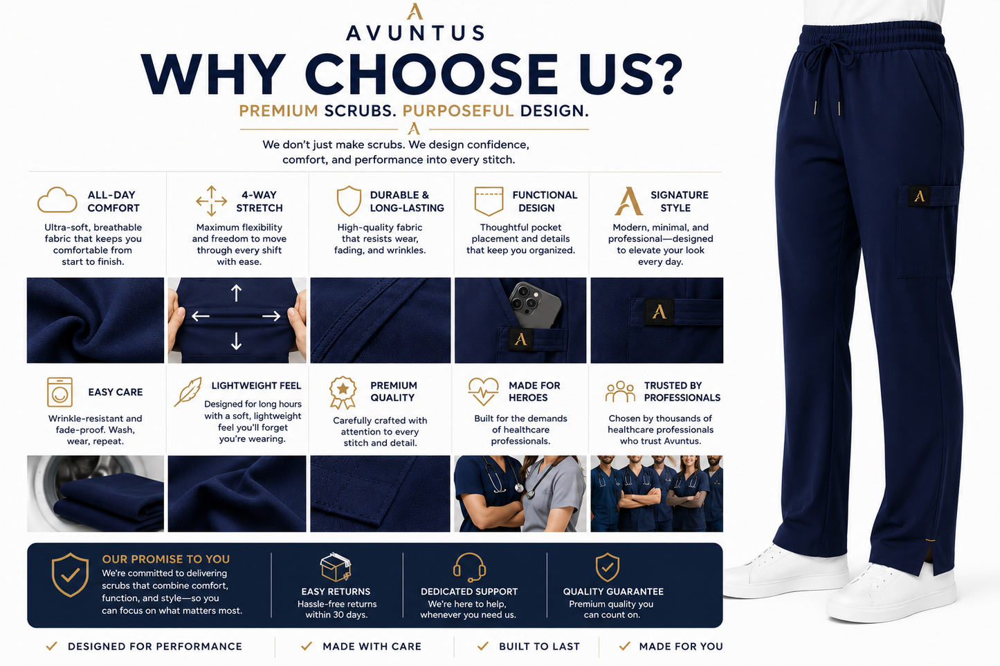 Signature Scrubs Pants