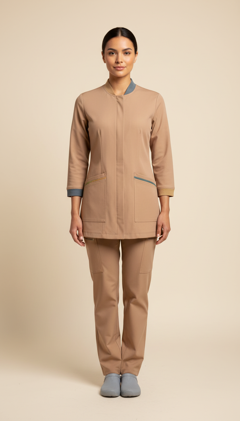 Utility Scrub Jacket Toasted Almond